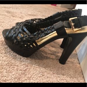 Lauren Ralph Lauren platform dressy sandals 8.5